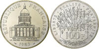 France 100 Francs Panthéon, Paris, série FDC, Silver -