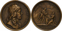 France Medal Louis XIII, Naissance du Dauphin Louis XIV, Bronze, Mauger -