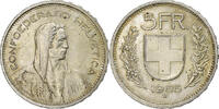 Switzerland 5 Francs Bern, Silver, KM:40 -