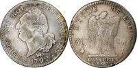 France 30 Sols Louis XVI, 30 sols françois, Paris, Silver -