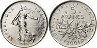 France 5 Francs Semeuse, Monnaie de Paris, BU, Nickel Clad -