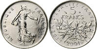 France 5 Francs Semeuse, Monnaie de Paris, BU, Nickel Clad -