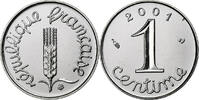France Centime Épi, Monnaie de Paris, BU, Stainless Steel -