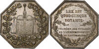 France betaalpenning Notaires de l'Arrondissement de Senlis, Oise, Silver, Caqué -