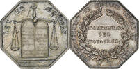 France betaalpenning Notaires de l'Arrondissement de Corbeil, Seine et Oise, Silver -