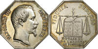 France betaalpenning Napoléon III, Notaires de l'Arrondissement de Pontoise, Silver -