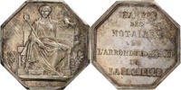 France betaalpenning Notaires de l'Arrondissement de La Rochelle, Silver, Borrel.A -