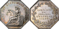France betaalpenning Notaires de l'Arrondissement d'Alençon, Orne, Silver, Brasseux -