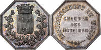 France betaalpenning Notaires de l'Arrondissement de Macon, Silver -