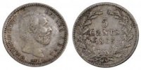 Netherlands 5 Cents Coin, William III, Silver, KM:91 -