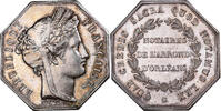 France betaalpenning Notaires de l'Arrondissement d'Orléans, Silver, Pingret -