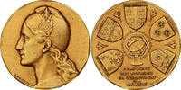 France betaalpenning Notaires du Département de la marne, Gilt Bronze, Cochet -
