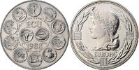 France Medaille Ecu Europa, Marianne, Copper-nickel -