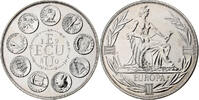 France Medaille Ecu Europa, Europe Assise, Copper-nickel, Rodier -