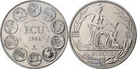 France Medaille Ecu Europa, Europe Assise, Copper-nickel, Rodier -