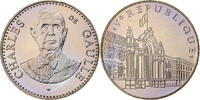 France Medaille Vème République, Charles De Gaulle, Copper-nickel -