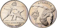 France Medaille Jeux Olympiques d'Atlanta, Football, Copper-nickel -