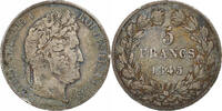France 5 Francs Louis-Philippe, Lille, Silver, Gadoury:678a -