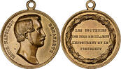 France Medaille Louis Napoléon Bonaparte, Souvenirs, Brass -