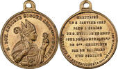 France Medaille Mort d'Auguste Sibour, Archevêque de Paris, Brass -