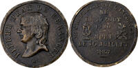 France Medaille Pierre Jean Béranger, Copper -