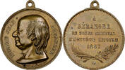 France Medaille Pierre Jean Béranger, Brass, Magniadas -