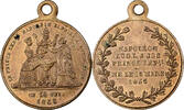 France Medaille Napoléon III, Baptème du Prince Impérial, Brass -