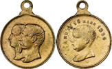 France Medal Naissance du Prince impérial, Brass -
