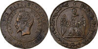 France Medaille Napoléon III, Fêtes Impériales, Brass -