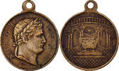 France Medaille Inauguration du Tombeau de Napoléon Ier, Brass, Trotin -