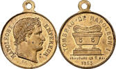 France Medaille Inauguration du Tombeau de Napoléon Ier, Brass, Trotin -