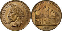 France Medal Napoléon III, Exposition Universelle, Brass -
