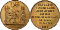 France Medaille Napoléon III, Baptème du Prince Impérial, Brass, Durand -