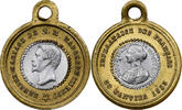 France Medaille Mariage de Napoléon III et d'Eugénie, Bi-Metallic -
