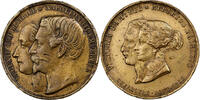 France Medaille Visite de la Reine Victoria à Cherbourg, Brass -