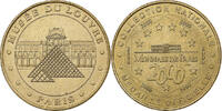 France betaalpenning Musée du Louvre, Copper-nickel Aluminium, MDP -