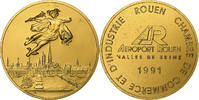 France Medal Aéroport de Rouen, Vallée de Seine, Vermeil -