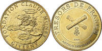 France betaalpenning 27/ Fondation Claude Monet - Giverny, Copper-nickel -