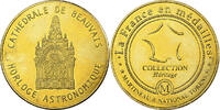 France betaalpenning Cathédrale de Beauvais, Horloge Astronomique, Copper-nickel -