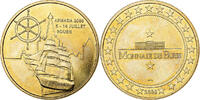 France betaalpenning Rouen - Armada du siècle voilier, Copper-nickel Aluminium -