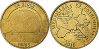 France Token 75/ La Géode, Copper-nickel Aluminium, Médailles et -