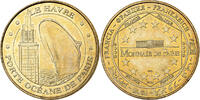 France Tourist token Porte Océane, Le Havre, MDP, Nordic gold -