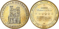 France betaalpenning 80/ Cathédrale Notre-Dame - Amiens, Copper-nickel -