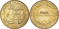 France betaalpenning 03/ Prieuré de Souvigny, Copper-nickel Aluminium, Monnaie -