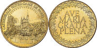 France betaalpenning 75/ Paris - Notre-Dame, Copper-nickel Aluminium, Arthus Bertrand -