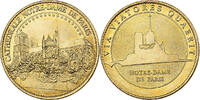 France betaalpenning 75/ Paris - Notre-Dame, Copper-nickel Aluminium, Arthus Bertrand -