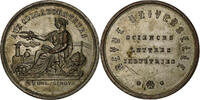 France Medaille Revue Universelle, Aux Collaborateurs, Silvered copper -