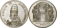 Vatican Medaille Paul VI, Rome, Année Sainte, Silvered bronze -