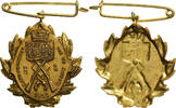 France Medaille 33ème Concours International de Tir, Gilt Metal, PARIS -