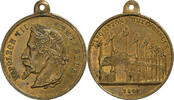 France Medaille Napoléon III, Exposition universelle de Paris, Brass -